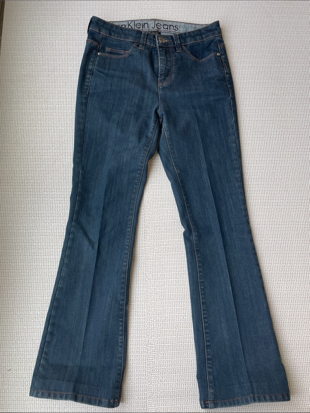 Calvin Klein Women's Dark Blue Flared Jeans SZ 26 -2P
